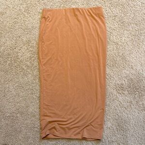 Hatch Tan Pencil Skirt
